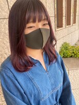 ライズ バイ レボ(RISE by REVO) 大人かわいい/レイヤーロング/グレーベージュ/前髪パーマ/我孫子