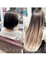 ARビューティー ギンザ(AR Beauty Ginza)&nbsp;ホワイトブロンド#シールエクステ#レイヤーロング#韓国#銀座