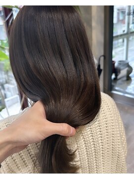 ヲタク(wotaku.) 髪質改善艶髪韓国トリートメントナチュラルブラウングレージュ