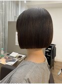 平行ボブ　縮毛矯正ボブ　ボブ　ストレートボブ　髪質改善