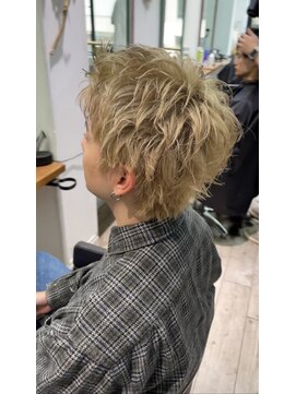 アソビ ブリーチパーマ