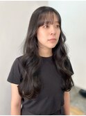 大人のオリーブグレージュ　ロングレイヤー