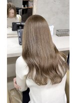 ヘアーアンドケアブラスト(HAIR CARE Blast) 韓国風透明感ブリーチなしダブルカラーミルクティーベージュ
