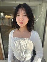 インビテーション(invitation)&nbsp;地毛風グレージュ レイヤーカット ボブレイヤー顔周りカット