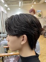 レボルトヘアー(R EVOLUT hair) 刈らないセンターパートニュアンスパーマフェザーパーマ/柏駅