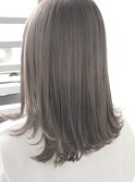【SAKI】シルバーグレージュ