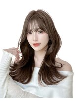 アマトウキョウ アユンチェ(AMA TOKYO×AYUNCHE)&nbsp;韓国ヘア　2wayバング  レイヤーカット くびれヘア  顔周り/