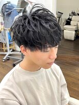 ヘアアンドビューティ ガーデン ベルモール店(HAIR AND BEAUTY GARDEN)&nbsp;波巻きスパイラルパーマシャドウパーマメンズ刈り上げ緩め30代