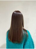 ロングベージュ（インナーカラー）