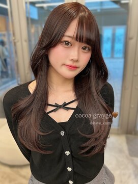 クム(kumu) 韓国へア/レイヤー/顔周り/ボブ/透明感カラー