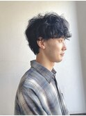 メンズパーマ　ニュアンスミックス