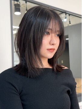 ジアン テラス(GIEN TERRASSE) ニュアンスレイヤーカットレイヤーボブフェイスレイヤー/岸本