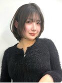 小顔黒髪ハイレイヤーウルフ顔まわりシャギークラゲヘアー