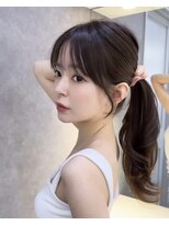 ロンドアヴァントゥス 池袋(Lond aventus)&nbsp;韓国レイヤー/韓国風/ボブ/髪質改善/黒髪/ブリーチなし〔池袋〕