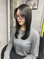 コルプラス(col +plus)&nbsp;レイヤーカット×地毛風グレージュ