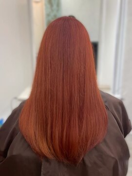 ヘアーアトリエ ネートル つつじヶ丘(Hair atelier naitre) オレンジブラウン
