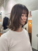 ニール 名古屋 伏見 丸の内(NEELU)&nbsp;【RIE】顔まわりレイヤーベージュ