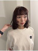 ミディアムレイヤー/顔まわりカット