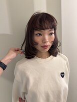 ユニコ(unico) ミディアムレイヤー/顔まわりカット