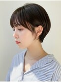 丸みショートボブ◎小顔×前下がりレイヤー大人可愛い