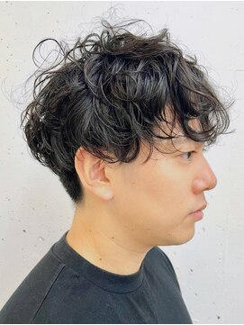 エダメ(EDAME) 【メンズパーマ】やわふわマッシュのルーズパーマ