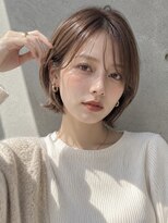 ノア(NOA) 【NOA】韓国風ミニボブ×シースルーバング×透明感ブラウン