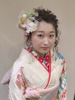 スーパーカット 元町店(SUPER CUT)&nbsp;２０１９年成人式アレンジ（編みおろし）