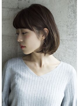 ロミー 本厚木(ROMMY.) 大人かわいいボブ シースルーバング 似合わせ 小顔ショート