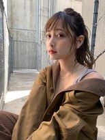 オースティン 門前仲町(AUSTIN)&nbsp;前髪かき上げイメチェンイヤリングカラーラベンダーカラーくびれ