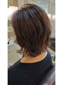 絶壁カバー後頭部ふんわりボブスタイル特集 カーキグレージュ3