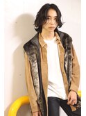 ロングウルフ×ゆるめスパイラルパーマ
