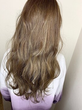 フロート 小阪店(float) ショコラブラウン_マロンベージュ Aラインボブ かきあげ