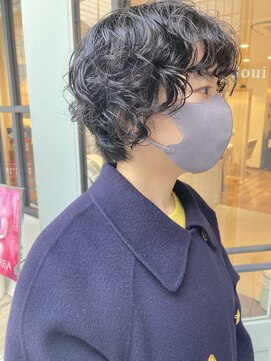 カグヤヒメ ドゥイ(kaguyahime doui) ショート×くりくりパーマ