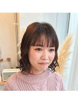 アクセヘアー 町田(acce hair)&nbsp;ニュアンスカールボブ