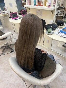 クラナ(clana) 沖縄美容室/プルエクステ/ハイトーン/ベージュカラー