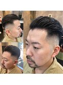 アイロンパーマ×スリックバック