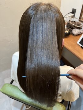 ミリッシュ 枚方店(mirish) 枚方酸性ストレート、髪質改善、会話のいらない個室サロン