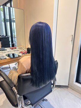 ヘアサロン ガリカ 表参道(hair salon Gallica) 【miko】寒色系カラー/ネイビーブルー/ブルーラベンダー