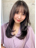 レイラバイアフロート 吉祥寺(Lila by afloat)&nbsp;くびレイヤーエモージュ黒髪ベージュ 20代30代40代