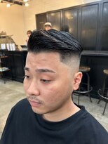steelo フェードスタイル×サイドパート