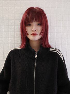 ヨー(Yoh-) 【デザインカラー/中里千尋】ウルフ/レイヤー/顔周りカット