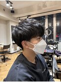 ゆるパーマを活かして刈り上げショート 《谷　昂将》