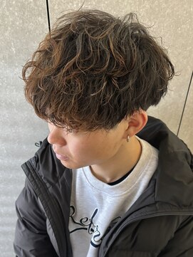 ニアウ 太田店(Niau) メンズパーマ波巻きスパイラルパーマツイストスパイラルパーマ