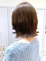 セイドット リー(Say. Ree)&nbsp;Say.切りっぱなしボブグレージュ縮毛矯正似合わせカット表参道