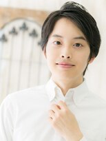 モッズヘア メン 上尾東口店(mod's hair men)&nbsp;かき上げアッシュブラック爽やかメンズカットT上尾