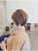 ☆人気のショートボブ×透明感カラー
