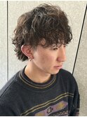 メンズパーマ波巻きスパイラルパーマツイストスパイラルパーマ