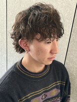 ニアウ 太田店(Niau)&nbsp;メンズパーマ波巻きスパイラルパーマツイストスパイラルパーマ