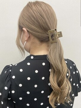 チル 福井駅前店(Chill) 福井　駅前　ミルクティーベージュ　髪質改善　レイヤーカット