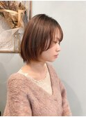 フェイスレイヤー伸ばしかけボブ